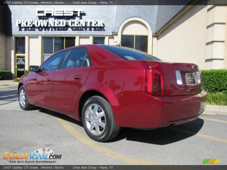 2007 Cadillac CTS Sedan Infrared / Ebony Photo #5