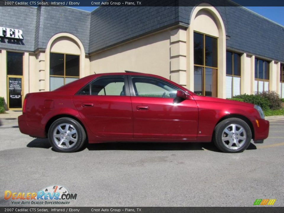2007 Cadillac CTS Sedan Infrared / Ebony Photo #7