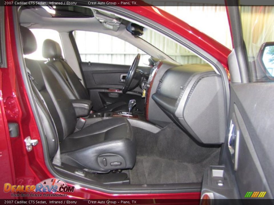 Ebony Interior - 2007 Cadillac CTS Sedan Photo #9