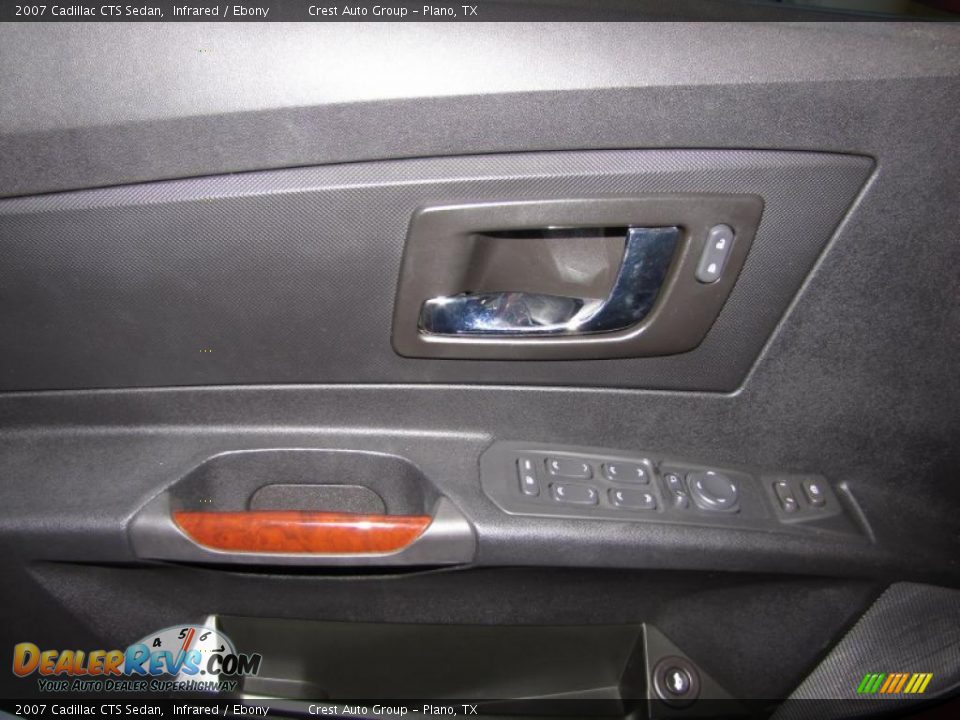 2007 Cadillac CTS Sedan Infrared / Ebony Photo #12
