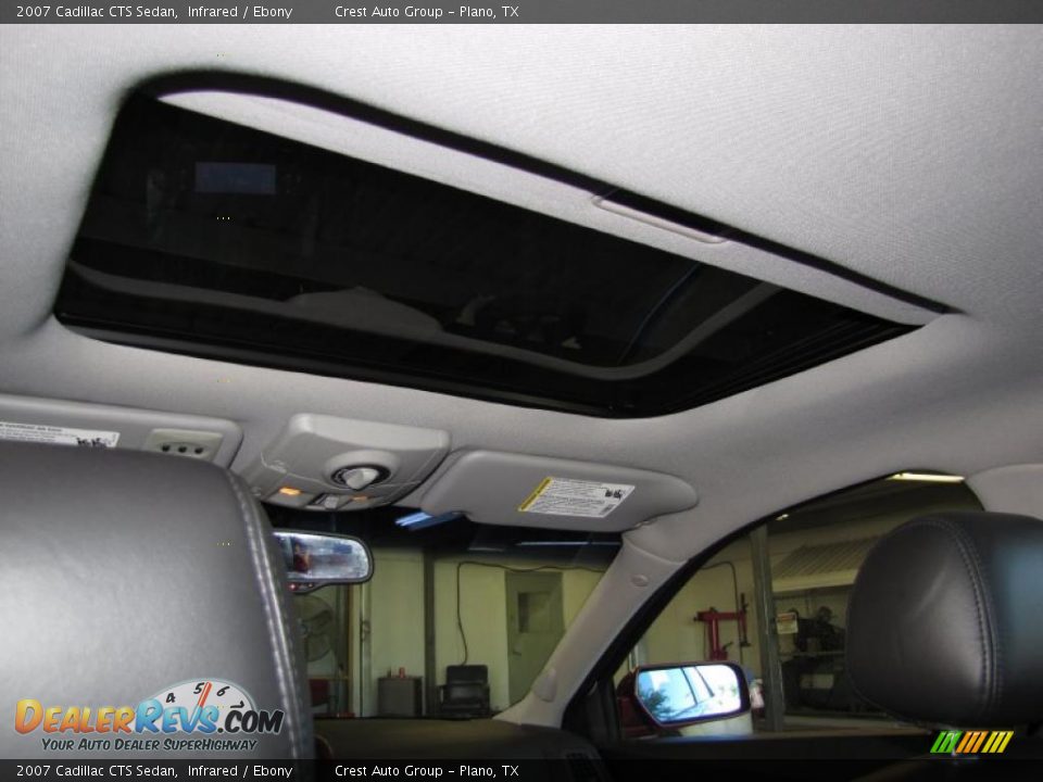 2007 Cadillac CTS Sedan Infrared / Ebony Photo #17