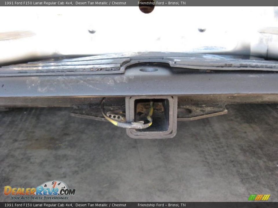 1991 Ford F150 Lariat Regular Cab 4x4 Desert Tan Metallic / Chestnut Photo #14