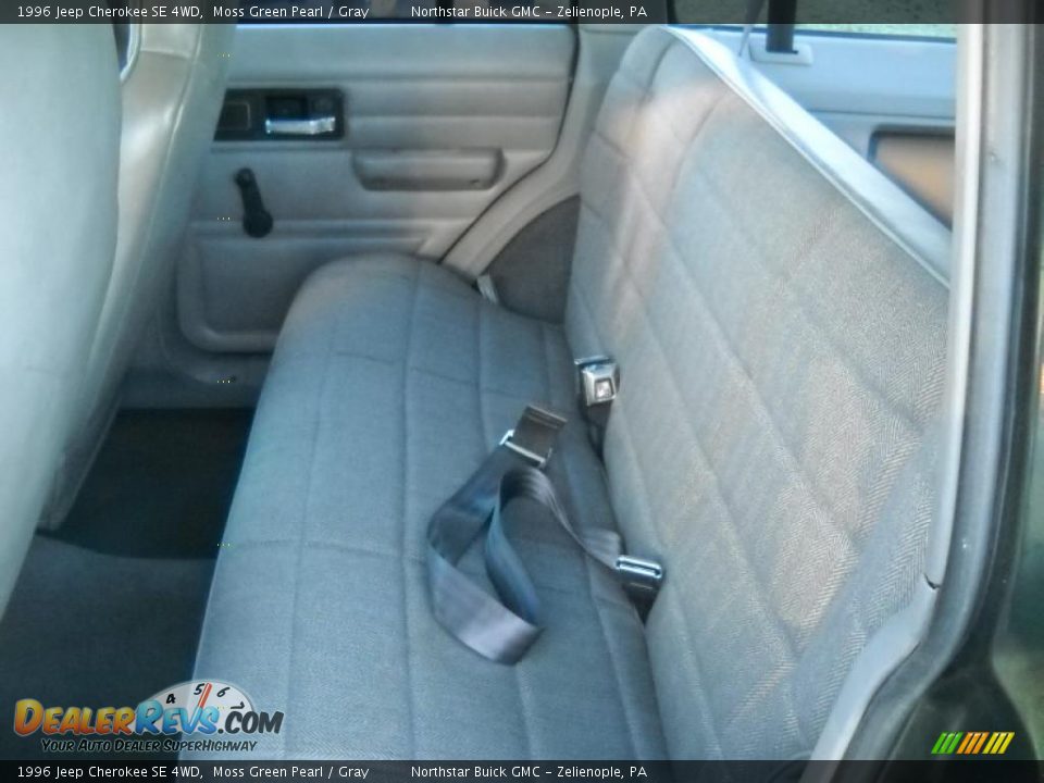 1996 Jeep Cherokee SE 4WD Moss Green Pearl / Gray Photo #9