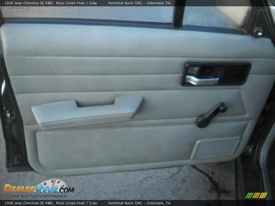 1996 Jeep Cherokee SE 4WD Moss Green Pearl / Gray Photo #12