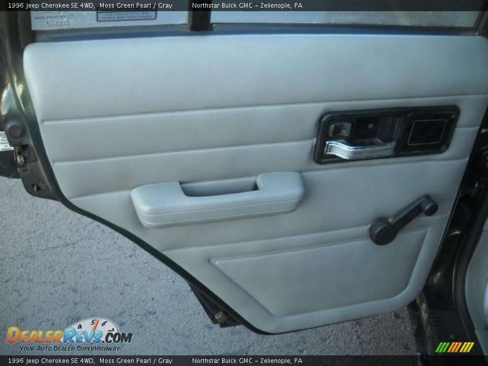 1996 Jeep Cherokee SE 4WD Moss Green Pearl / Gray Photo #14