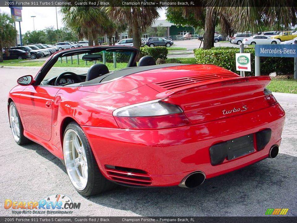 2005 Porsche 911 Turbo S Cabriolet Guards Red / Black Photo #5