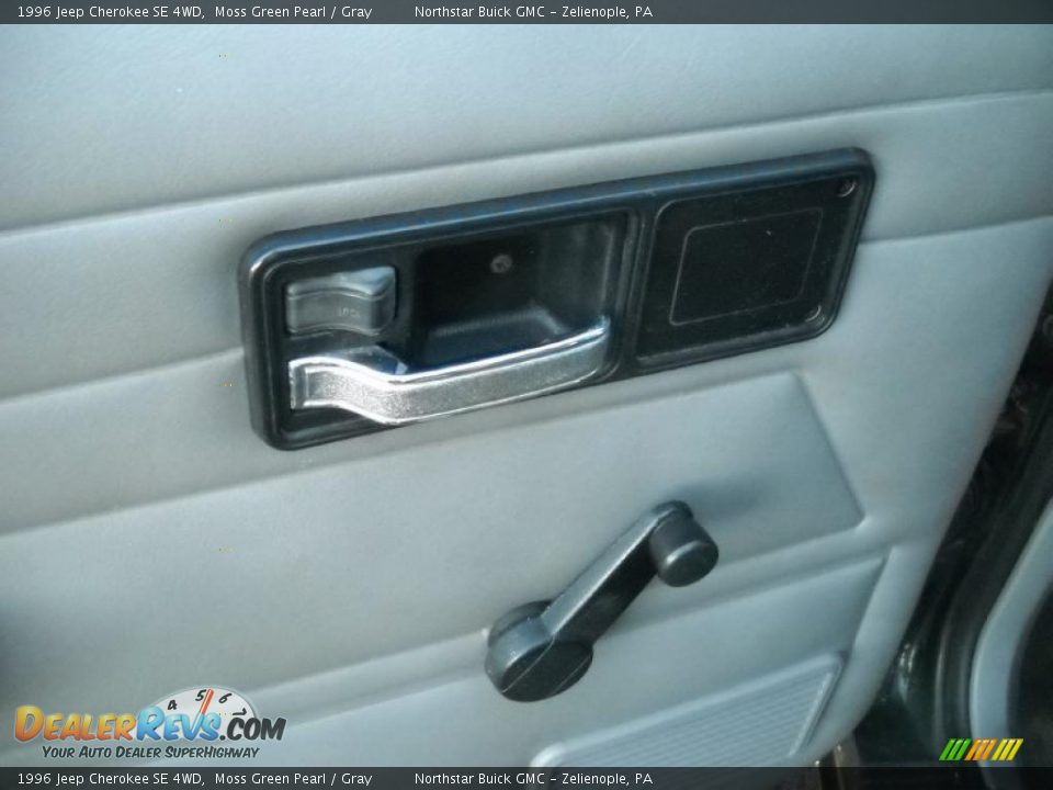 1996 Jeep Cherokee SE 4WD Moss Green Pearl / Gray Photo #16