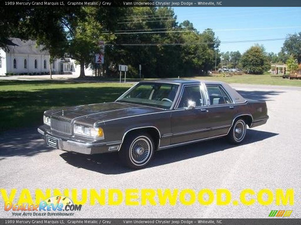 1989 Mercury Grand Marquis LS Graphite Metallic / Grey Photo #1