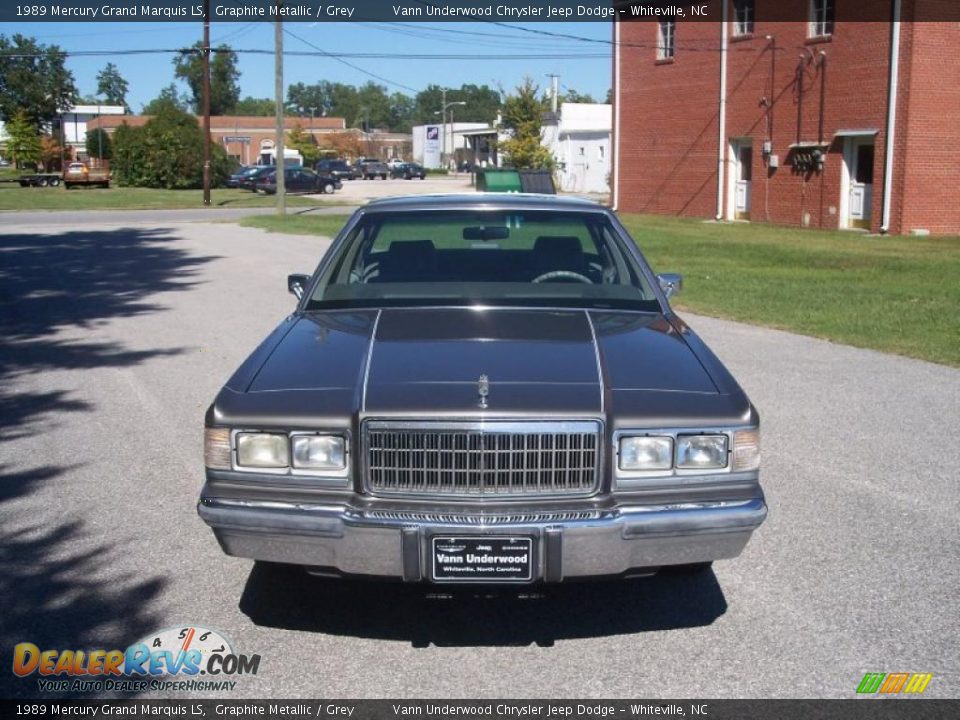 1989 Mercury Grand Marquis LS Graphite Metallic / Grey Photo #2