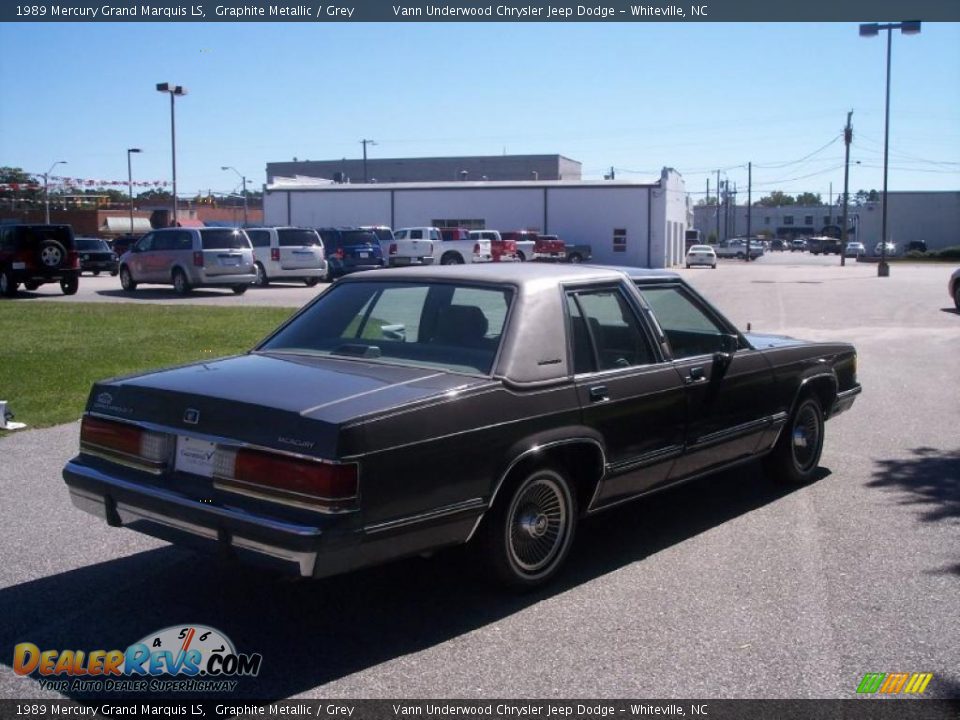 1989 Mercury Grand Marquis LS Graphite Metallic / Grey Photo #4