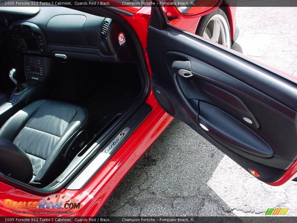 2005 Porsche 911 Turbo S Cabriolet Guards Red / Black Photo #11