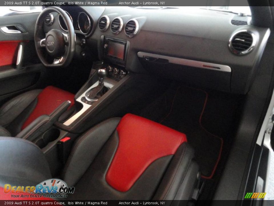 Magma Red Interior - 2009 Audi TT S 2.0T quattro Coupe Photo #16