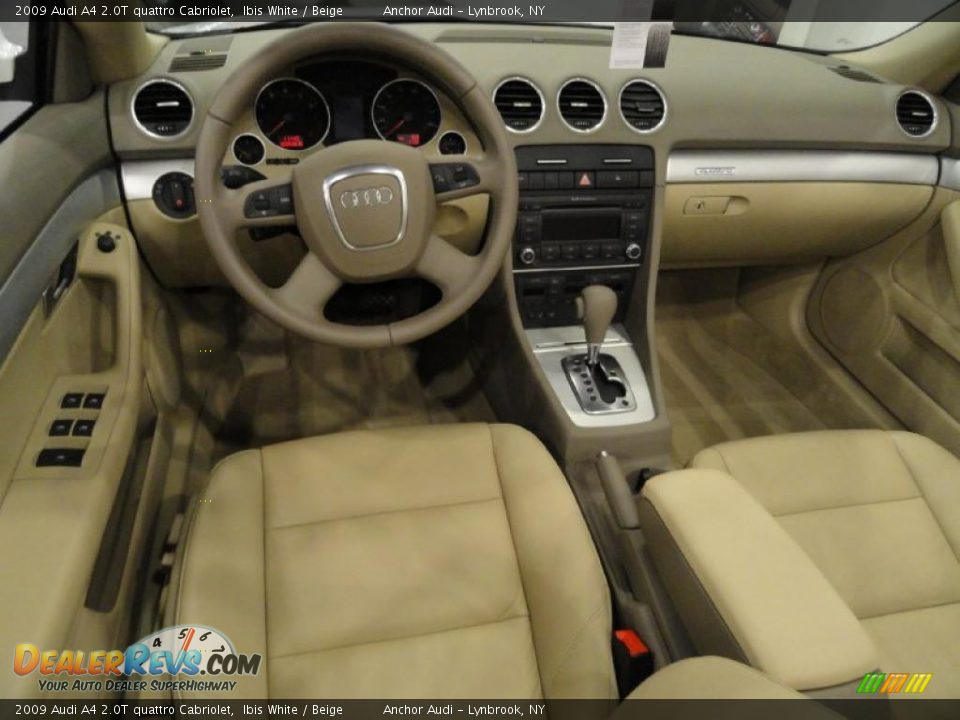 Beige Interior 2009 Audi A4 2 0t Quattro Cabriolet Photo