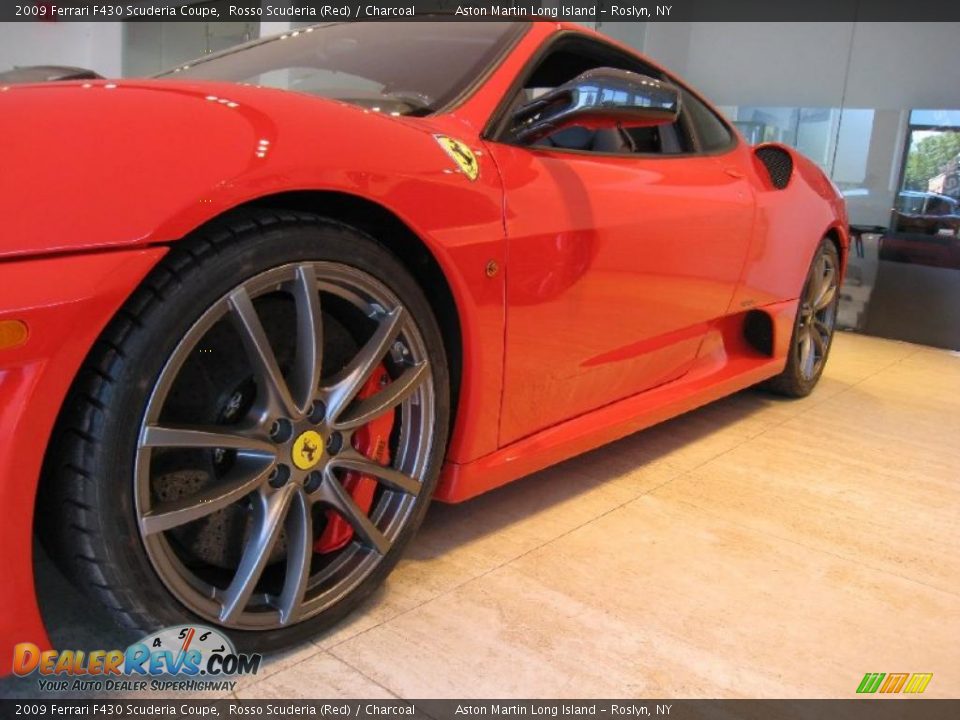 2009 Ferrari F430 Scuderia Coupe Rosso Scuderia (Red) / Charcoal Photo #9