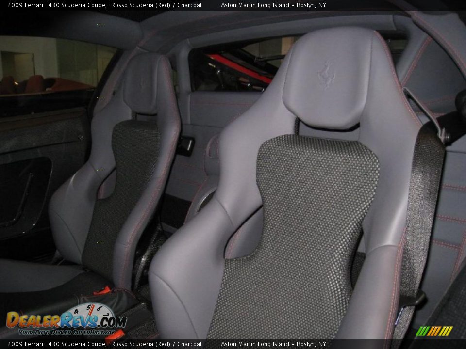 Charcoal Interior - 2009 Ferrari F430 Scuderia Coupe Photo #13