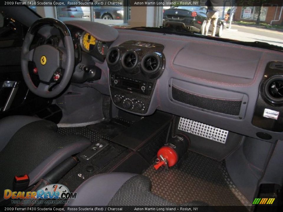 Charcoal Interior 2009 Ferrari F430 Scuderia Coupe Photo