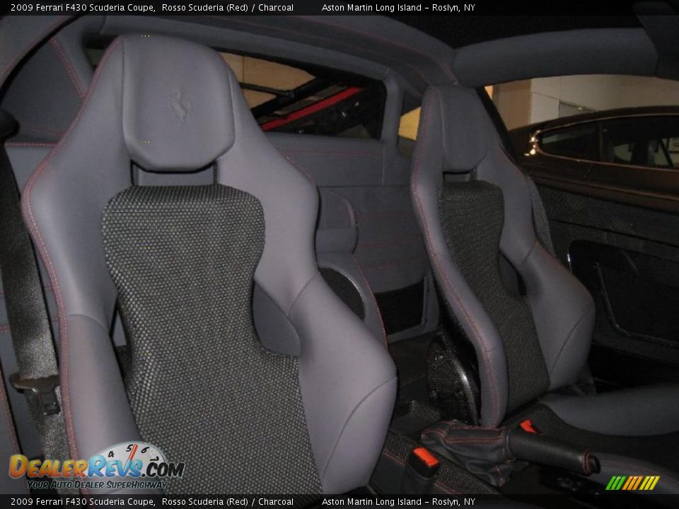 Charcoal Interior - 2009 Ferrari F430 Scuderia Coupe Photo #16