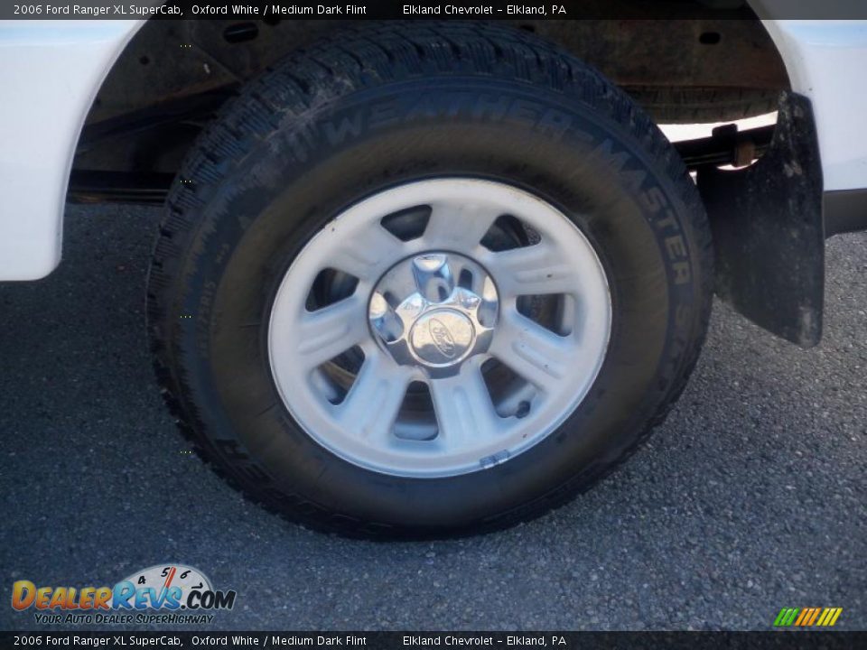2006 Ford Ranger XL SuperCab Oxford White / Medium Dark Flint Photo #9