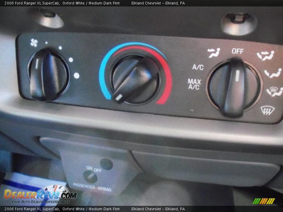 2006 Ford Ranger XL SuperCab Oxford White / Medium Dark Flint Photo #26