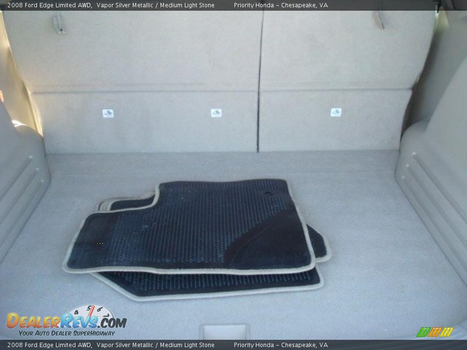 2008 Ford Edge Limited AWD Vapor Silver Metallic / Medium Light Stone Photo #13