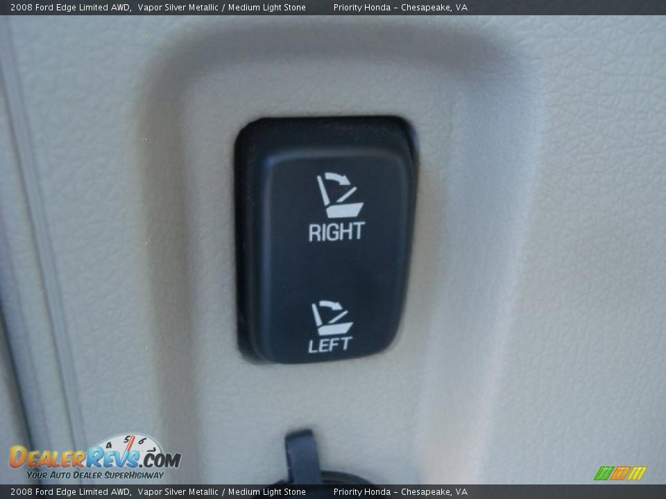 2008 Ford Edge Limited AWD Vapor Silver Metallic / Medium Light Stone Photo #14