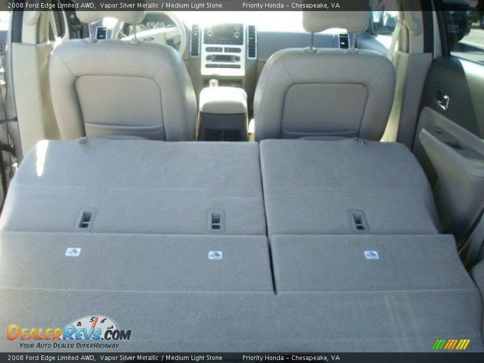 2008 Ford Edge Limited AWD Vapor Silver Metallic / Medium Light Stone Photo #15