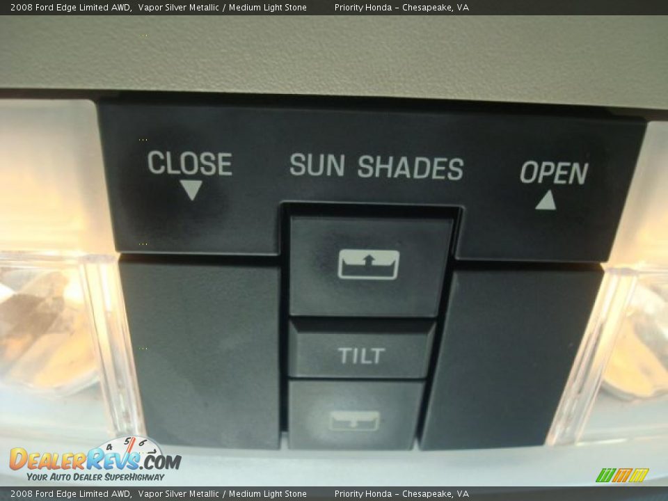 2008 Ford Edge Limited AWD Vapor Silver Metallic / Medium Light Stone Photo #19