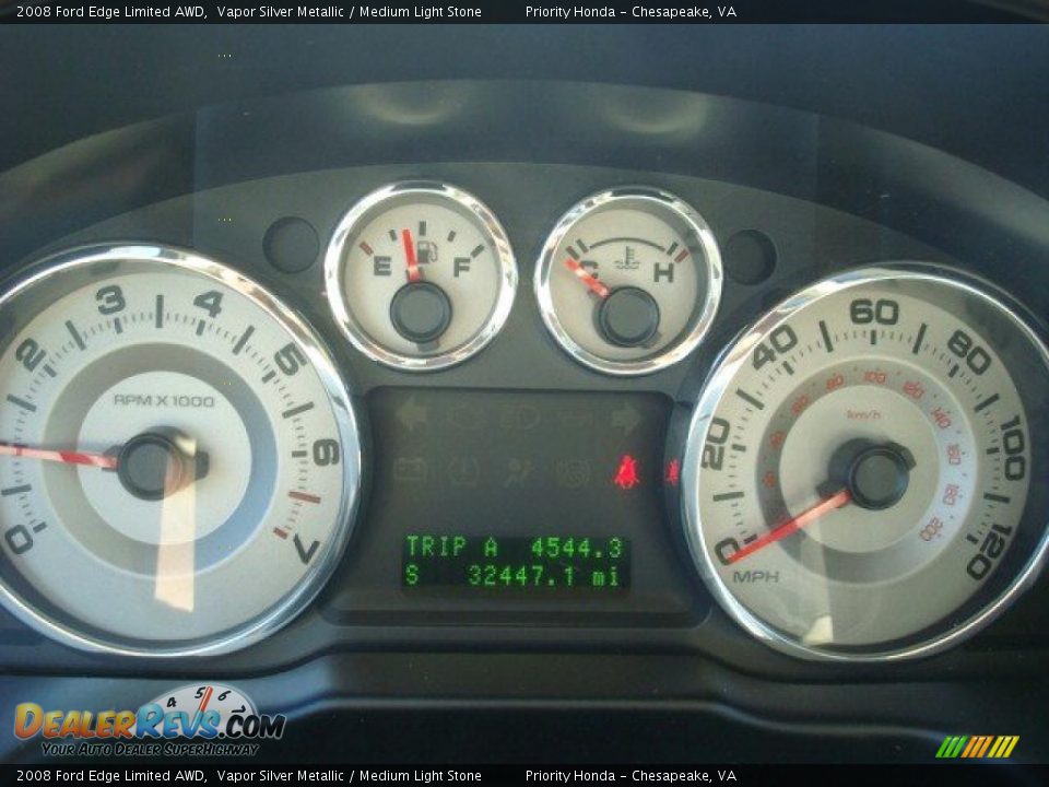 2008 Ford Edge Limited AWD Vapor Silver Metallic / Medium Light Stone Photo #20