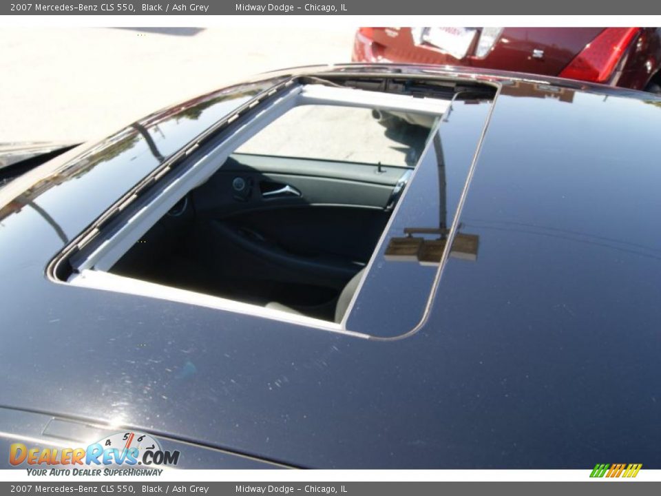 2007 Mercedes-Benz CLS 550 Black / Ash Grey Photo #5