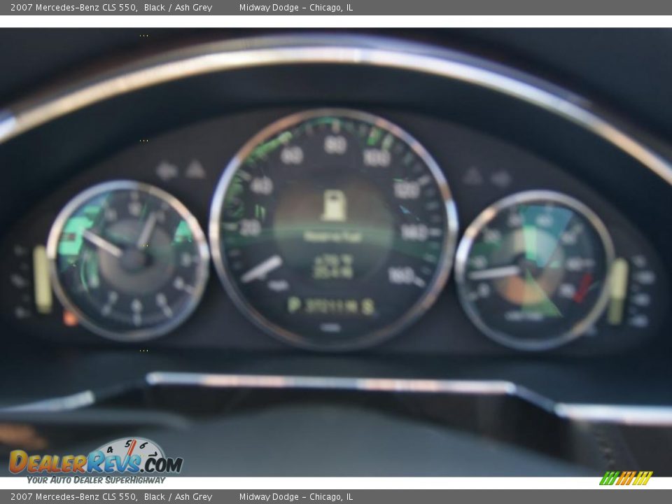 2007 Mercedes-Benz CLS 550 Black / Ash Grey Photo #11