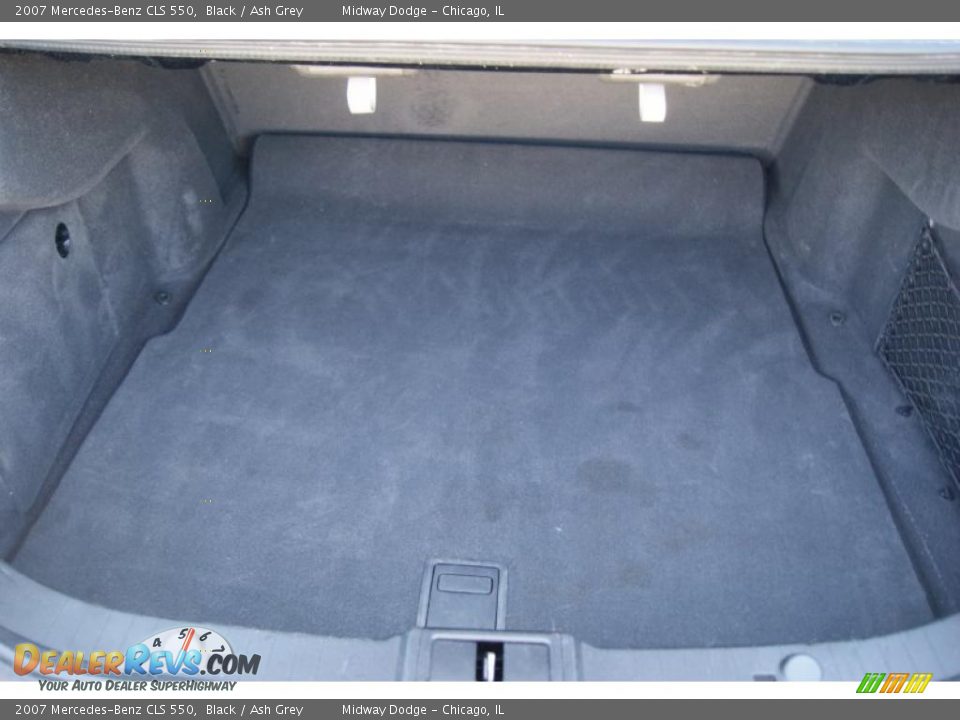 2007 Mercedes-Benz CLS 550 Black / Ash Grey Photo #14