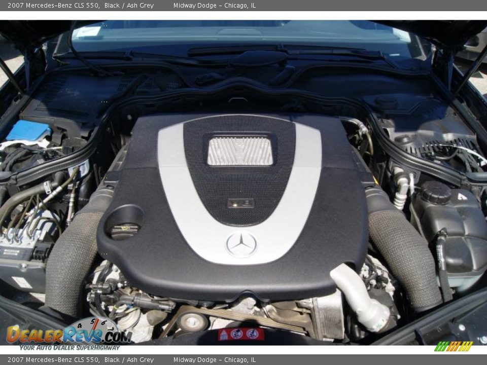 2007 Mercedes-Benz CLS 550 Black / Ash Grey Photo #15