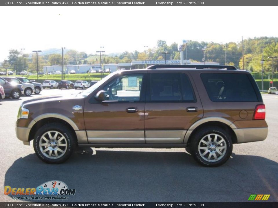 2011 Ford Expedition King Ranch 4x4 Golden Bronze Metallic / Chaparral Leather Photo #1