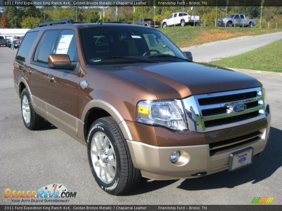 Golden Bronze Metallic 2011 Ford Expedition King Ranch 4x4 Photo #4