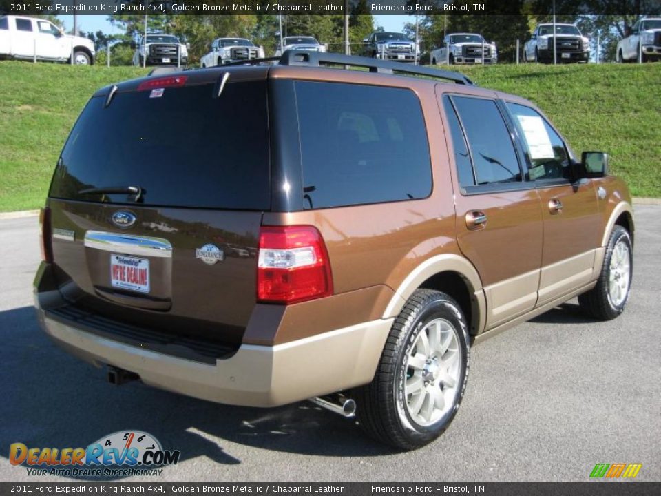 Golden Bronze Metallic 2011 Ford Expedition King Ranch 4x4 Photo #6