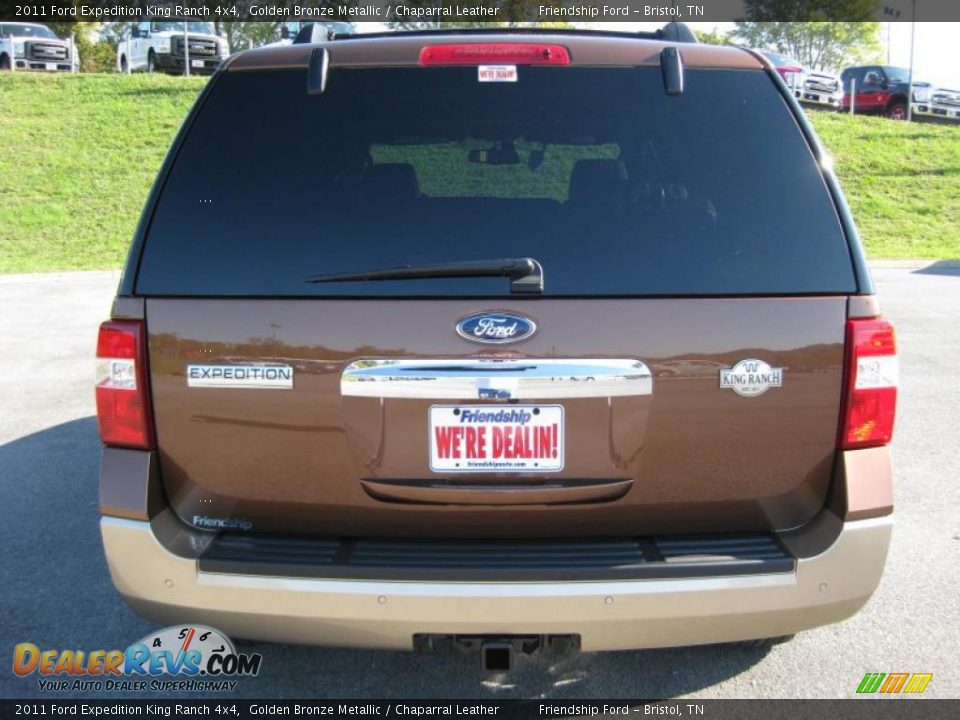 Golden Bronze Metallic 2011 Ford Expedition King Ranch 4x4 Photo #7
