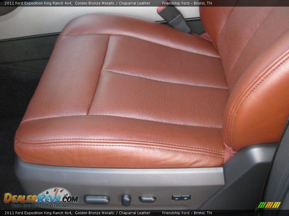 Chaparral Leather Interior - 2011 Ford Expedition King Ranch 4x4 Photo #10