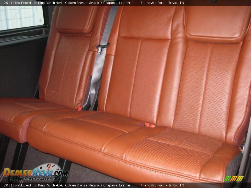 Chaparral Leather Interior - 2011 Ford Expedition King Ranch 4x4 Photo #14