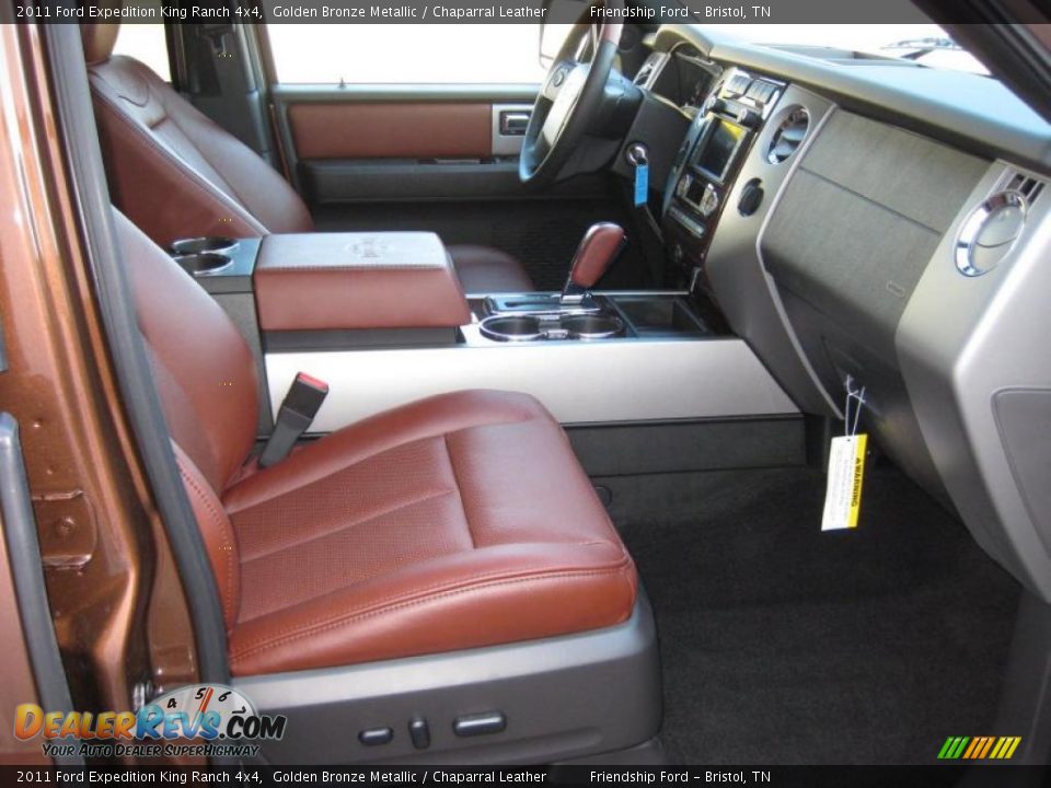 Chaparral Leather Interior - 2011 Ford Expedition King Ranch 4x4 Photo #17