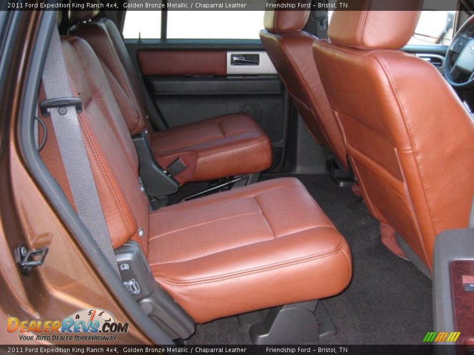 Chaparral Leather Interior - 2011 Ford Expedition King Ranch 4x4 Photo #20