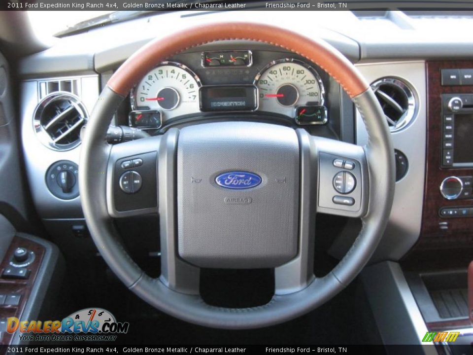 2011 Ford Expedition King Ranch 4x4 Steering Wheel Photo #23