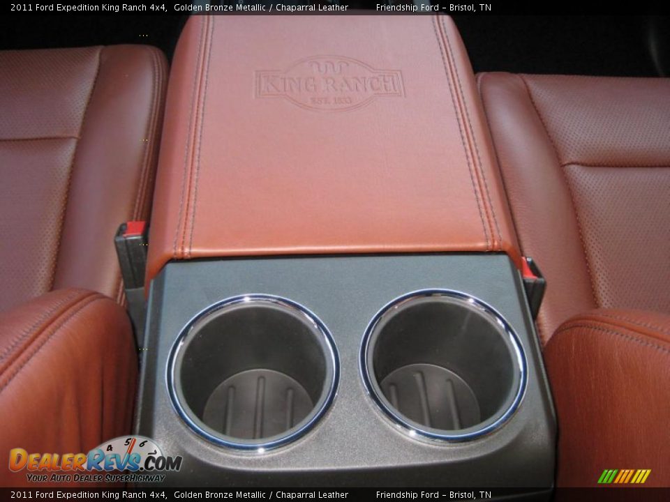 Chaparral Leather Interior - 2011 Ford Expedition King Ranch 4x4 Photo #26