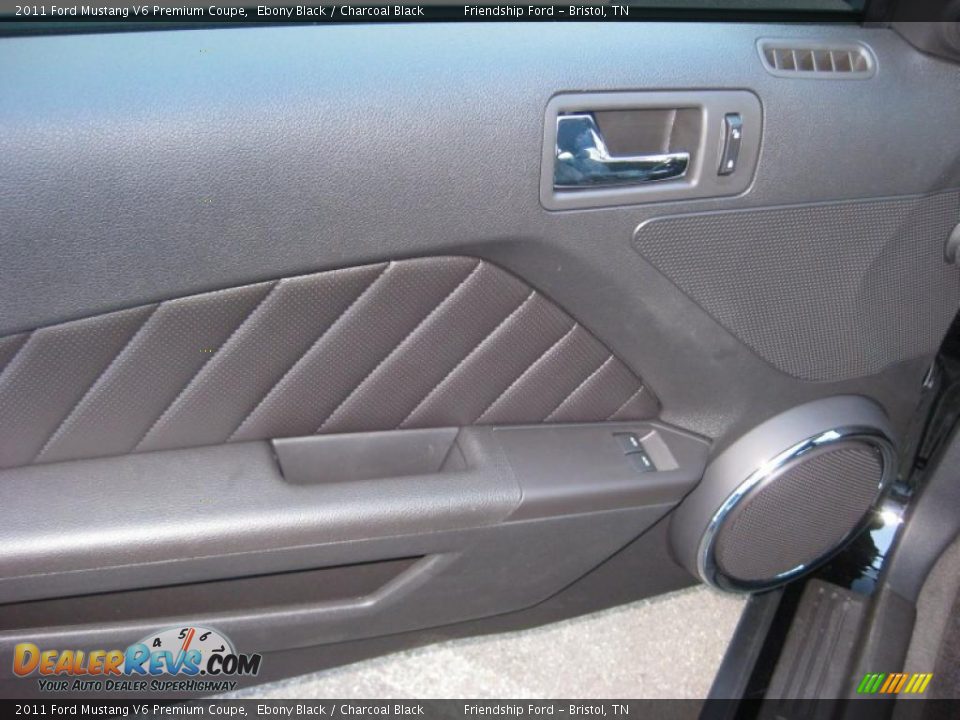 Charcoal Black Interior - 2011 Ford Mustang V6 Premium Coupe Photo #12