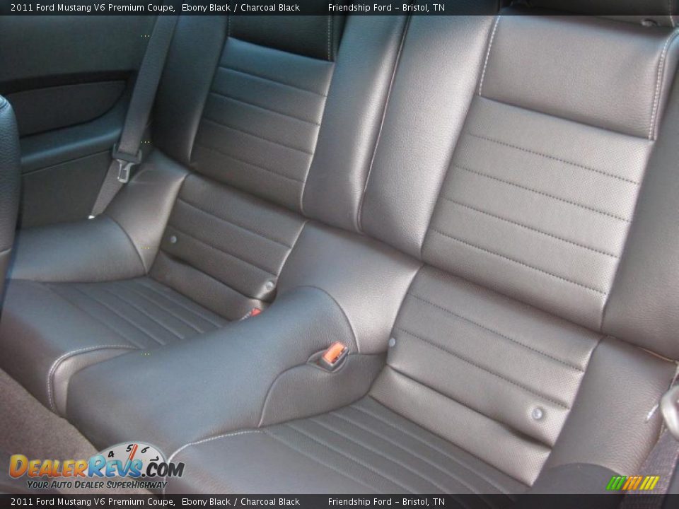 Charcoal Black Interior - 2011 Ford Mustang V6 Premium Coupe Photo #13