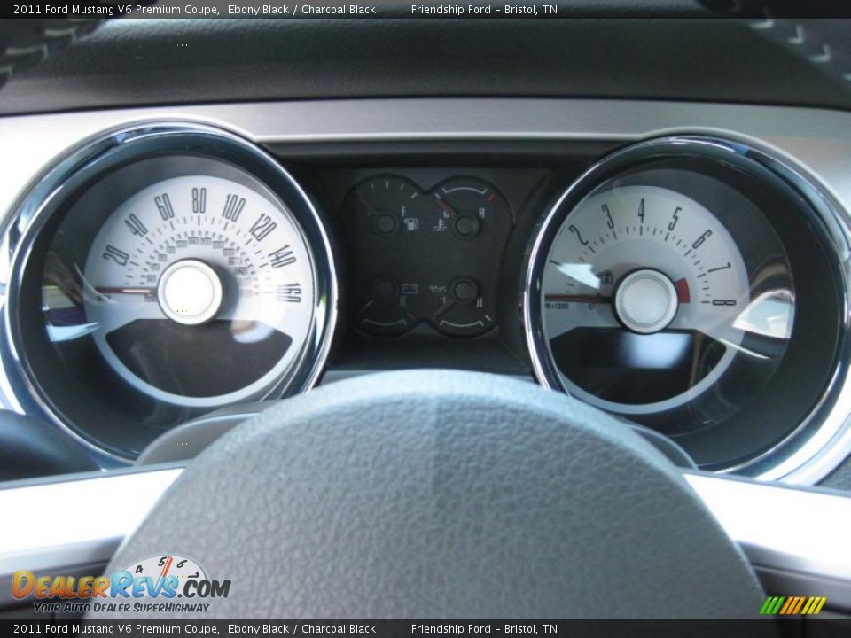 2011 Ford Mustang V6 Premium Coupe Gauges Photo #20
