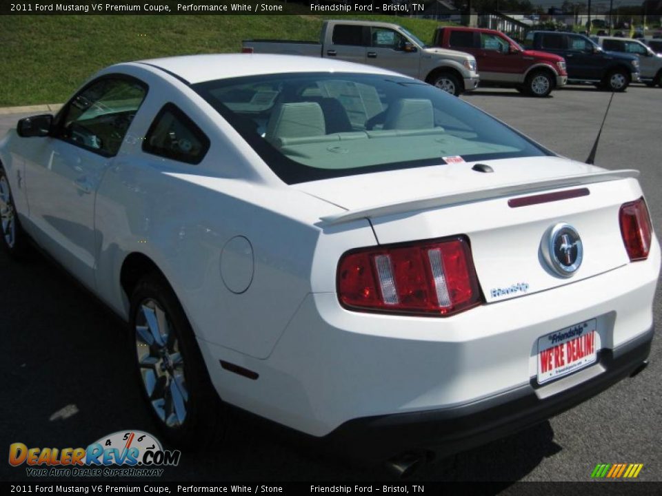 Performance White 2011 Ford Mustang V6 Premium Coupe Photo #8