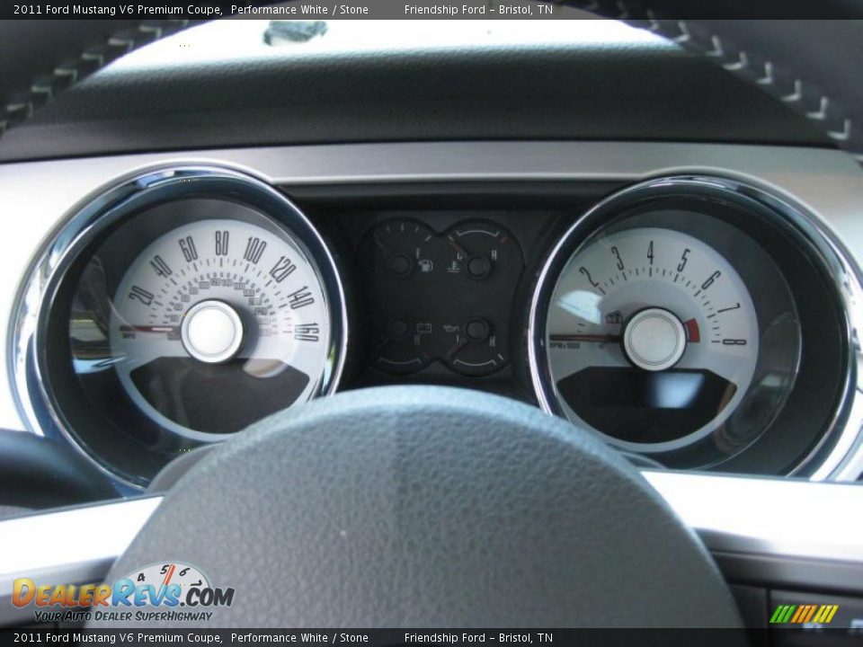 2011 Ford Mustang V6 Premium Coupe Gauges Photo #22