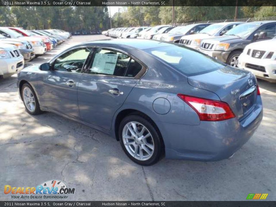 2011 Nissan Maxima 3.5 S Ocean Gray / Charcoal Photo #3