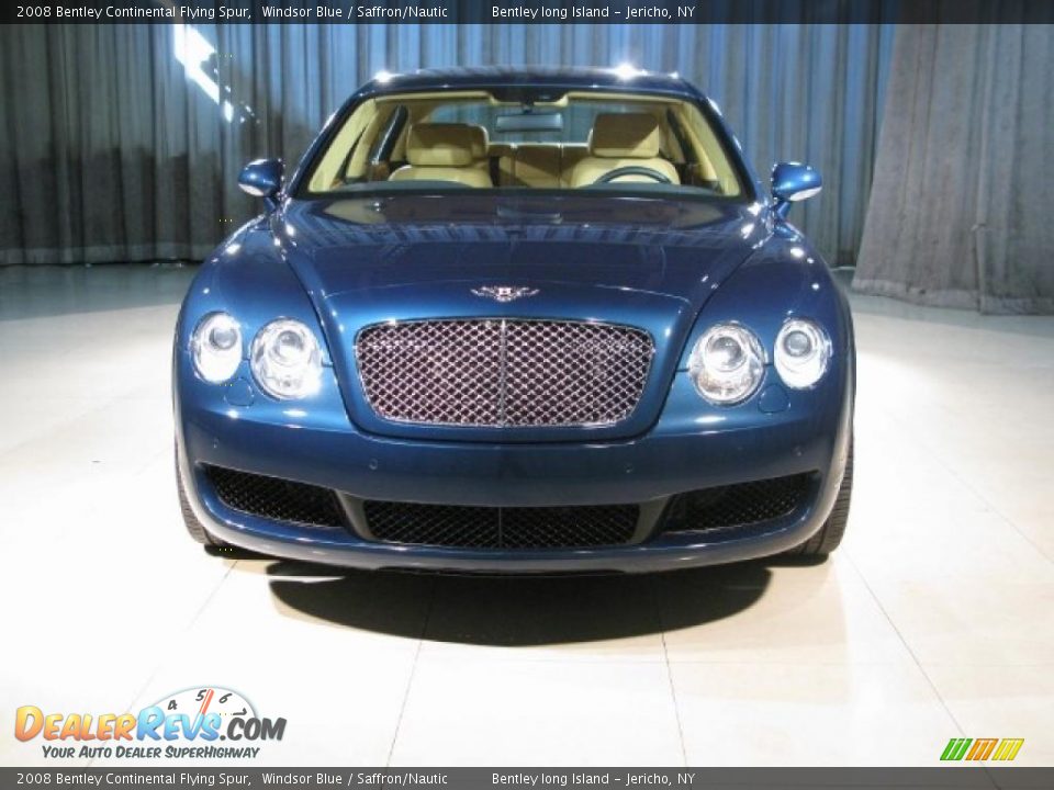 2008 Bentley Continental Flying Spur Windsor Blue / Saffron/Nautic Photo #4