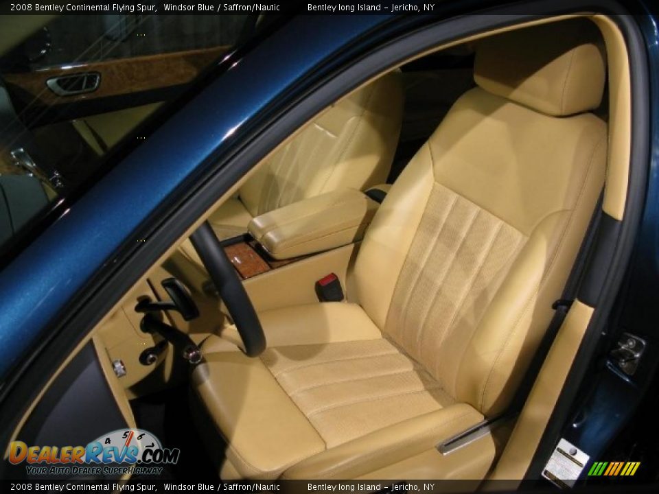 2008 Bentley Continental Flying Spur Windsor Blue / Saffron/Nautic Photo #5
